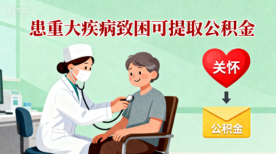 海南：患重大疾病致困可提取公积金！下月起实施