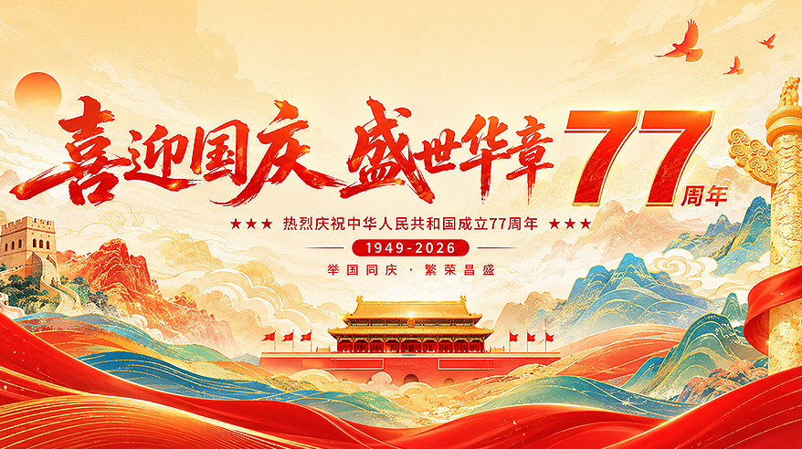 喜迎国庆,盛世华章!