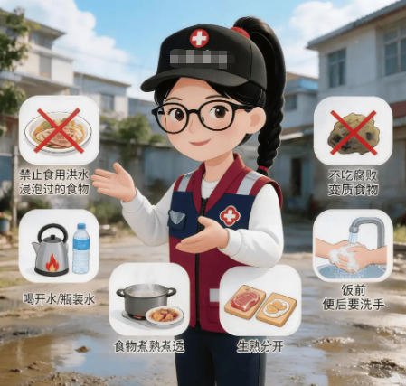 洪涝灾害后食品安全风险提示